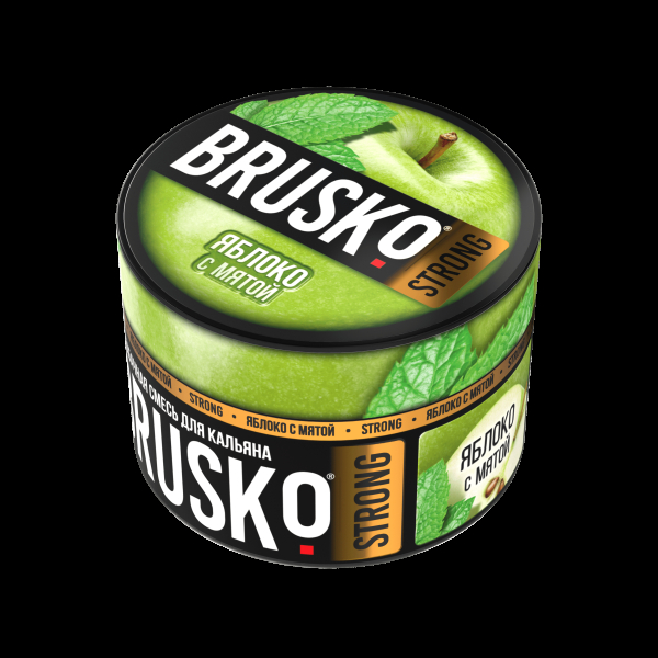 Смесь Brusko Strong яблоко с мятой  50 гр в Сочи