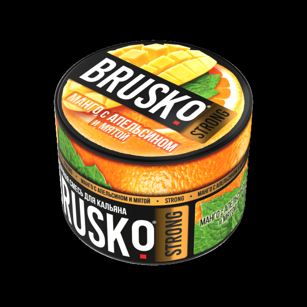 Смесь Brusko Strong манго с апельсином и мятой  50 гр в Сочи