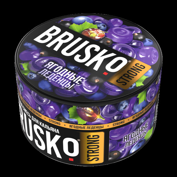 Смесь Brusko Strong ягодные леденцы  250 гр в Сочи