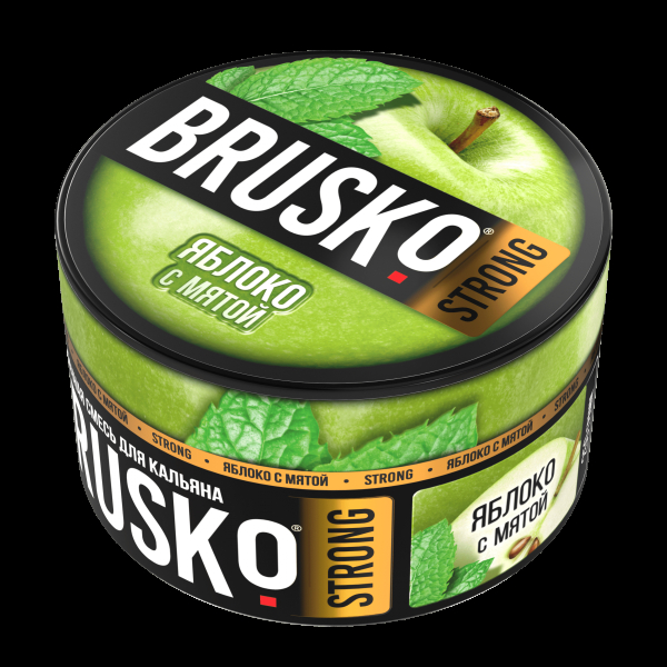 Смесь Brusko Strong яблоко с мятой  250 гр в Сочи