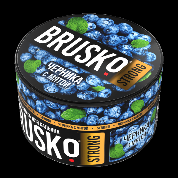 Смесь Brusko Strong черника с мятой  250 гр в Сочи