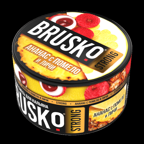 Смесь Brusko Strong ананас с помело и личи  250 гр в Сочи
