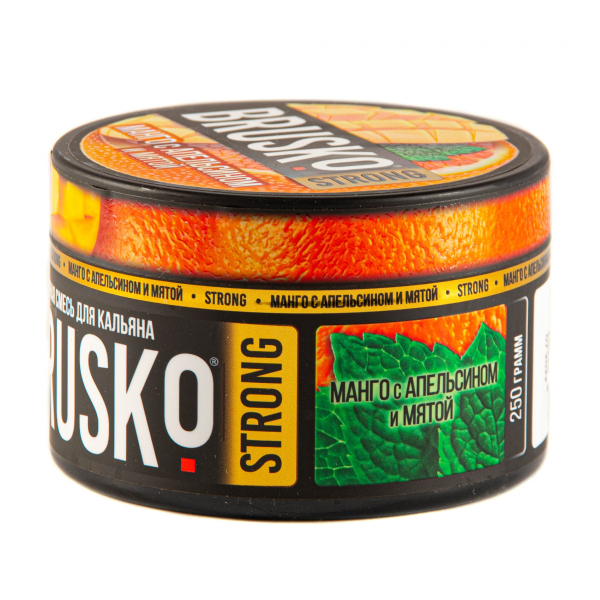 Смесь Brusko Strong манго с апельсином и мятой  250 гр в Сочи