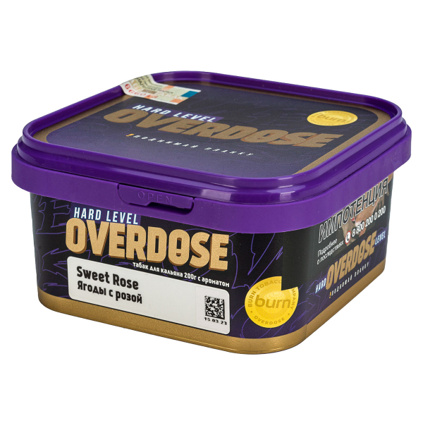 Табак Overdose Sweet Rose  200 грамм в Сочи