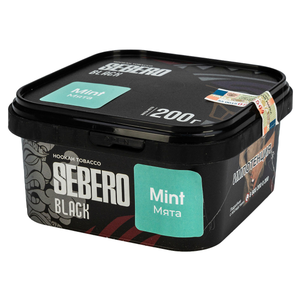 Табак Sebero Black Mint  200 грамм в Сочи