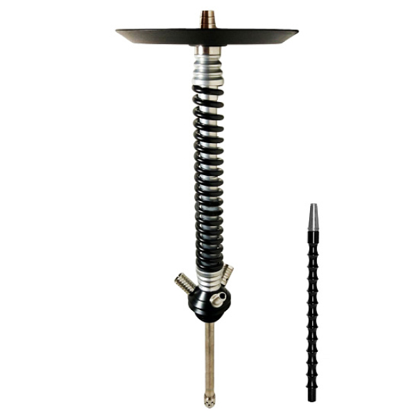 Кальян Mamay Custom V3 №12 Coilovers Хром-Черный  в Сочи