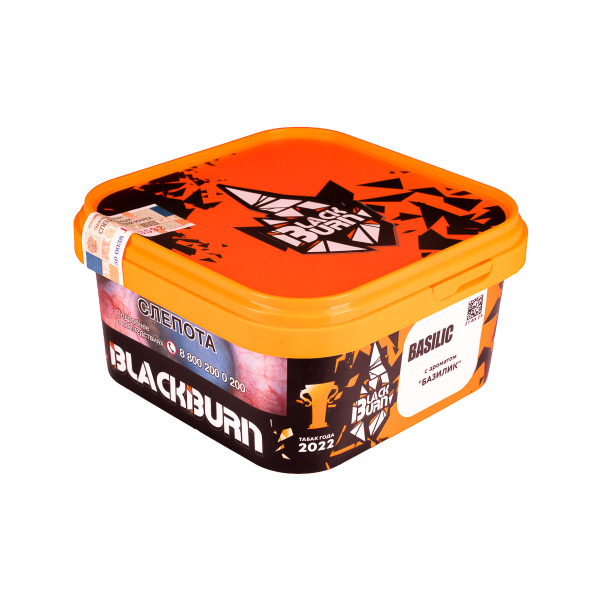 Табак Burn Black Basilik  200 грамм в Сочи