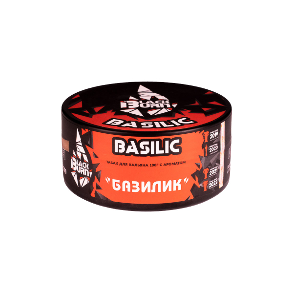 Табак Burn Black Basilik  100 грамм в Сочи
