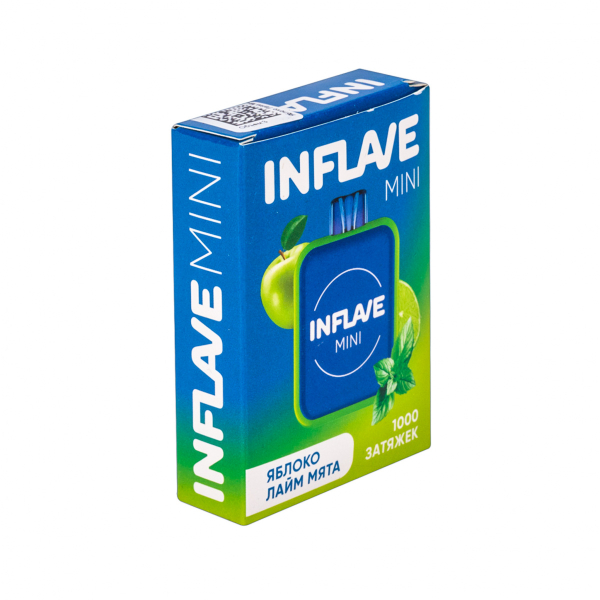 Inflave Mini Яблоко Лайм Мята (1000 Затяжек) в Сочи