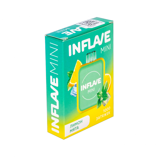 Inflave Mini Лимон Мята (1000 Затяжек) в Сочи