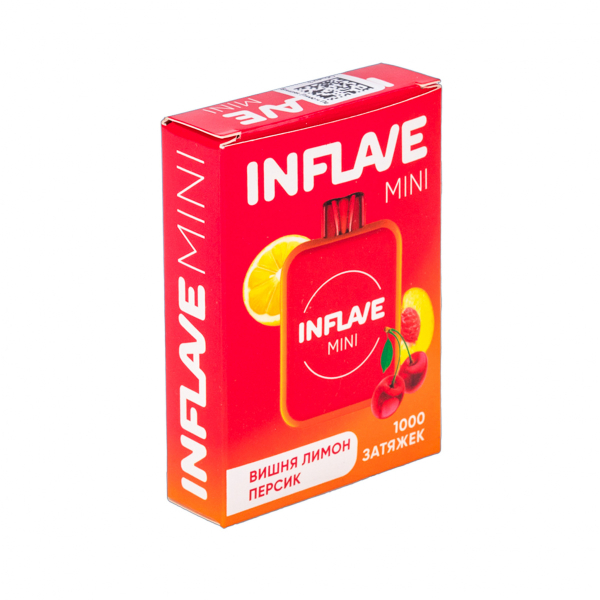 Inflave Mini Вишня Персик Лимон (1000 Затяжек) в Сочи