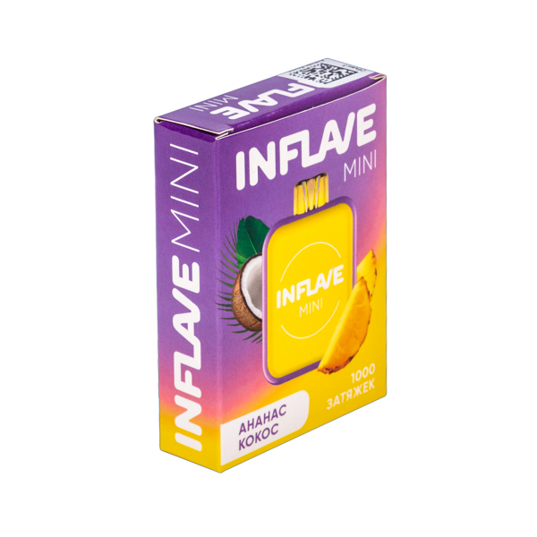 Inflave Mini Ананас Кокос (1000 Затяжек) в Сочи