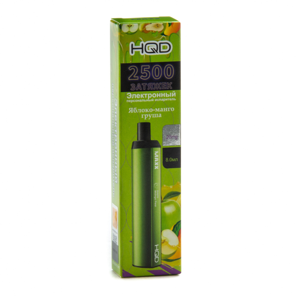 Hqd Maxx Яблоко Персик (2500 Затяжек) в Сочи