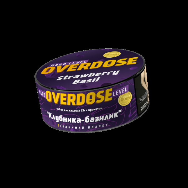 Табак Overdose Strawberry Basil  25 грамм в Сочи