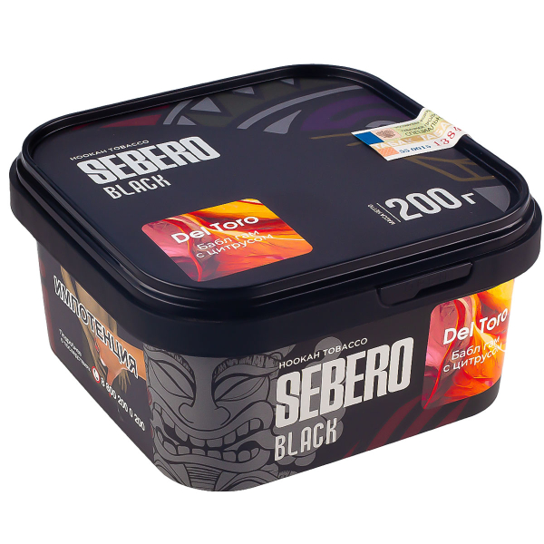 Табак Sebero Black Del Toro  200 грамм в Сочи