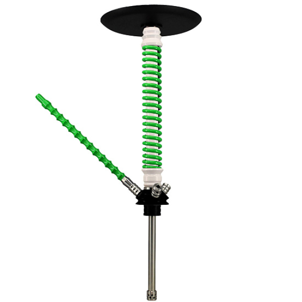 Кальян Mamay Custom V3 №12 Coilovers Белый-Салат  в Сочи