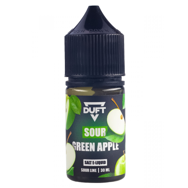 Жидкость Duft Sour Line Salt 20 Green Apple 30 Мл в Сочи