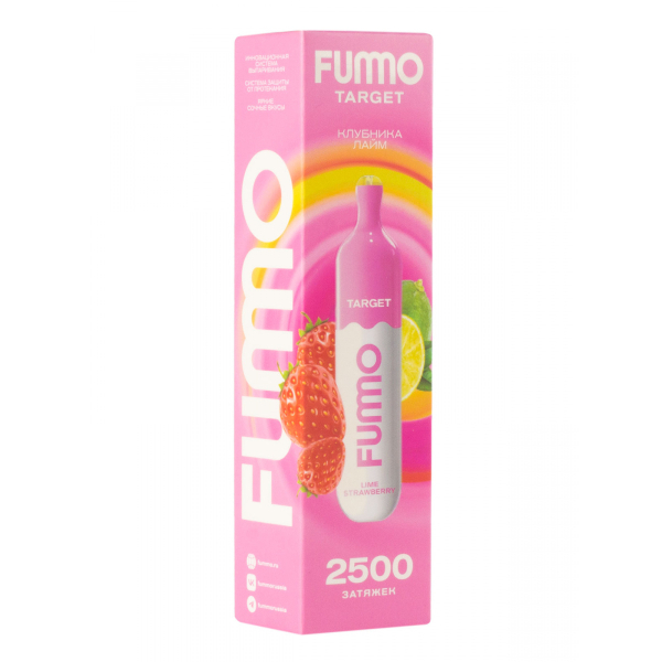 Fummo Target Клубника Лайм (2500 Затяжек) в Сочи
