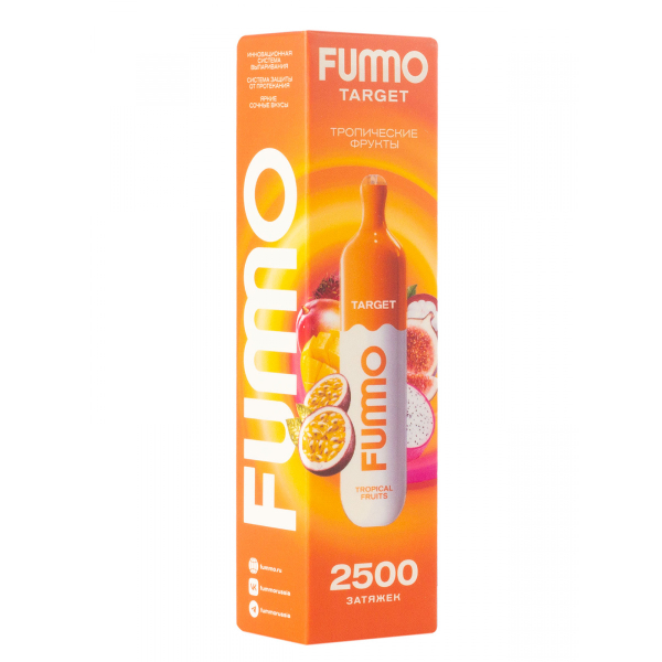 Fummo Target Тропические Фрукты (2500 Затяжек) в Сочи
