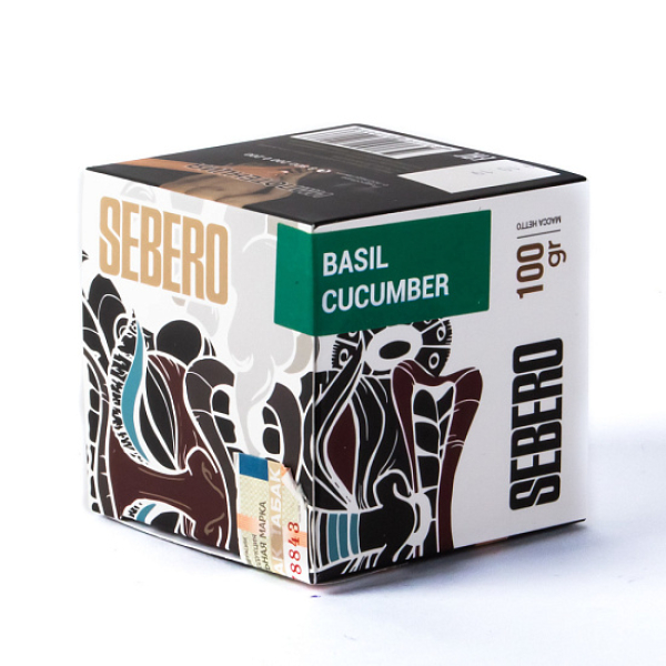 Табак Sebero Basil-Cucumber  100 грамм в Сочи