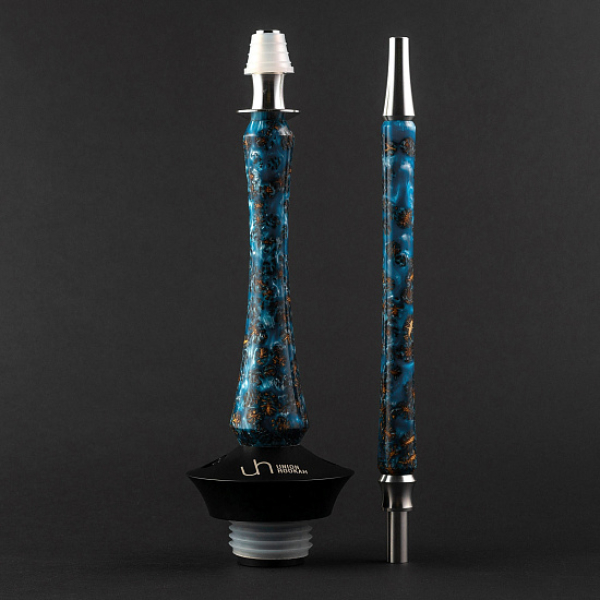 Кальян Union Hookah Sleek Акрил С Шишками Голубой   в Сочи