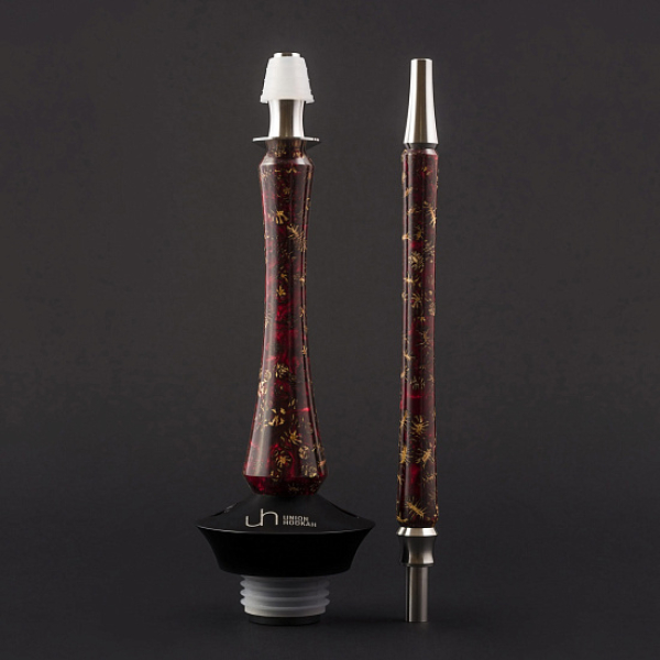 Кальян Union Hookah Sleek Акрил С Шишками Красный   в Сочи