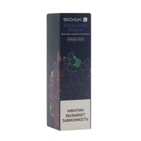 Жидкость Soak Blackcurrant Daiquiri 10 Мл 2 Мг в Сочи