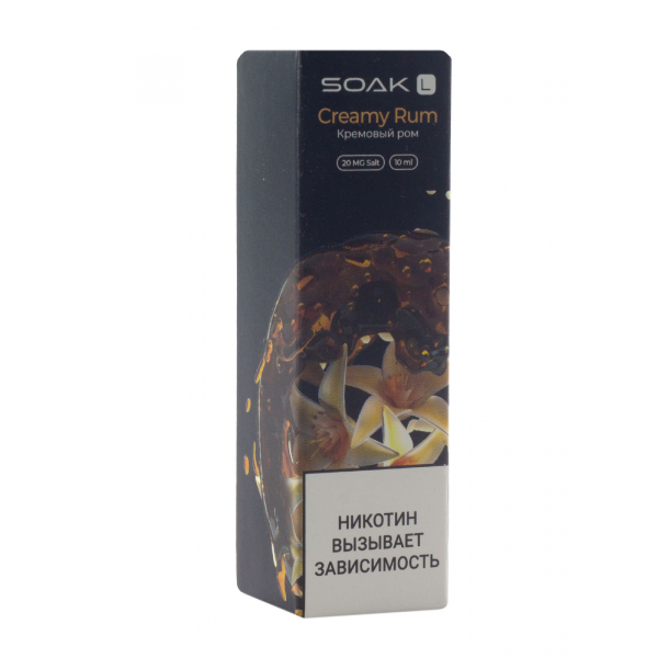 Жидкость Soak Creamy Rum 10 Мл 2 Мг в Сочи