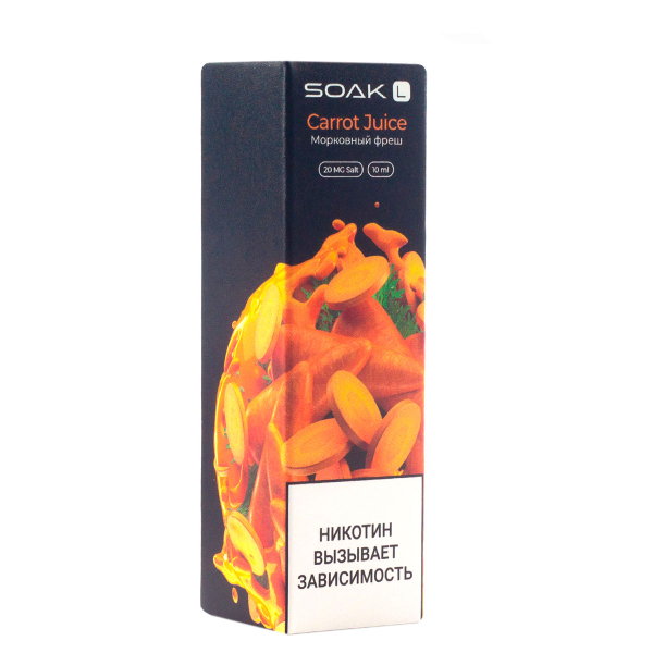Жидкость Soak Carrot Juice 10 Мл 2 Мг в Сочи
