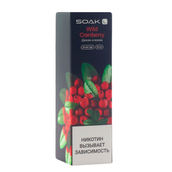 Жидкость Soak Wild Cranberry 10 Мл 2 Мг в Сочи