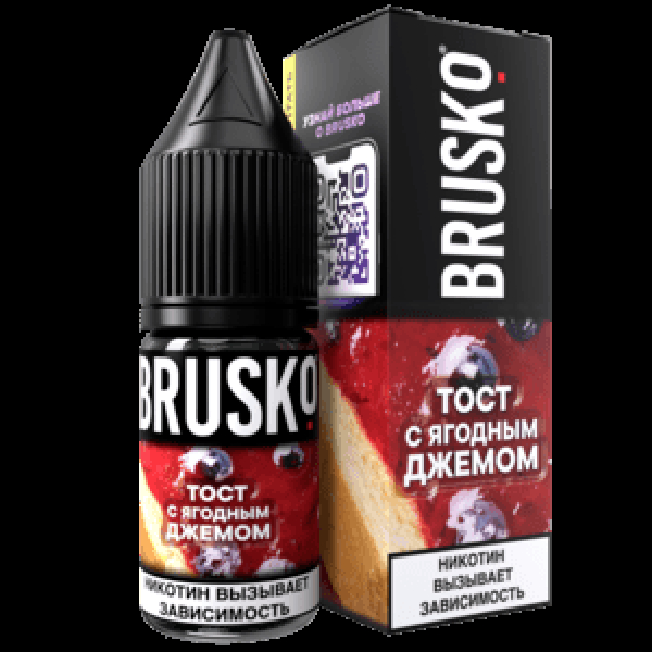 Жидкость Brusko Salt Тост С Ягодным Джемом 10 Мл 2 Мг в Сочи