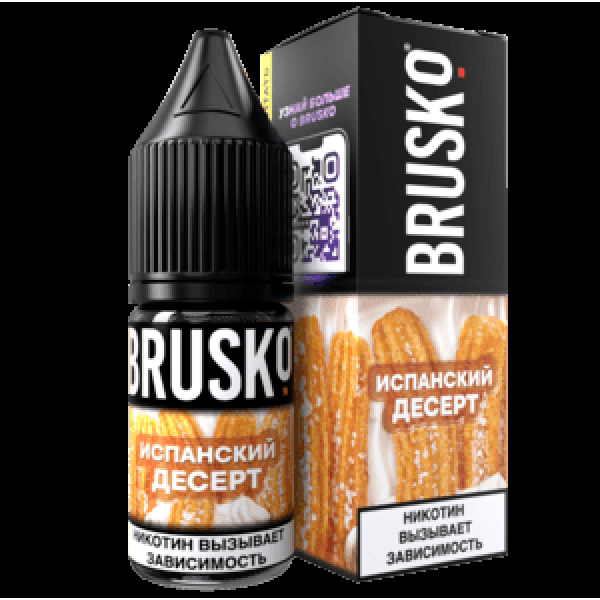 Жидкость Brusko Salt Испанский Десерт 10 Мл 2 Мг в Сочи