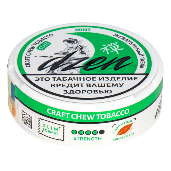 Жевательный табак Dzen Slim Mint 9 грамм в Сочи