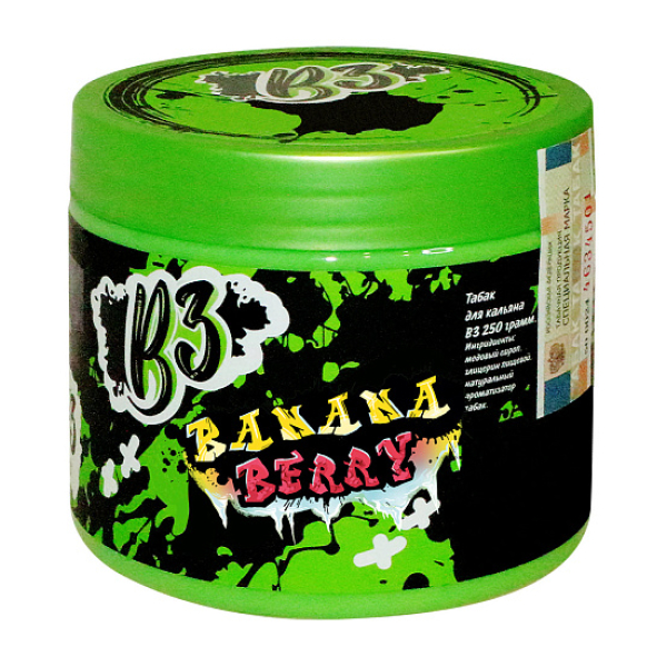 Табак B3 Bananaberry  250 грамм в Сочи