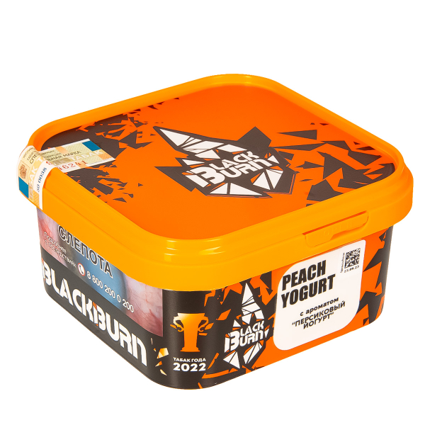 Табак Burn Black Peach Yogurt  200 грамм в Сочи