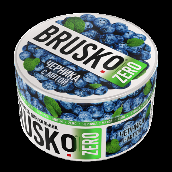 Смесь Brusko Черника С Мятой (Zero)  250 гр в Сочи