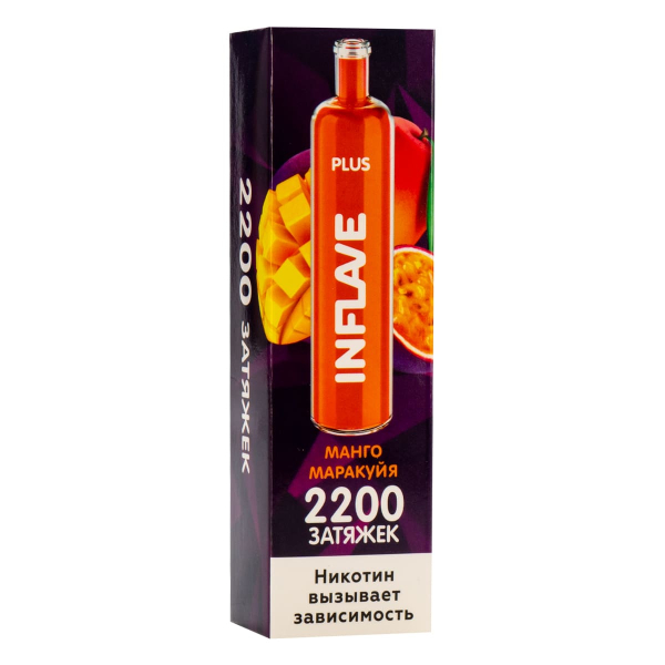 Inflave Plus Манго Маракуйя (2200 Затяжек) в Сочи