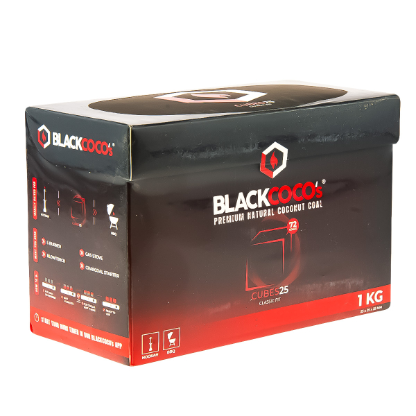 Уголь Blackcoco’s Кокосовый 72 Шт (25 Мм) в Сочи
