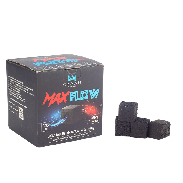 Уголь Crown Maxflow Кокосовый 64 Шт (26 Мм) в Сочи