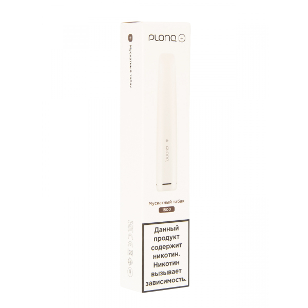 Plonq Plus Мускатный Табак (1500 Затяжек) 20 Мг в Сочи
