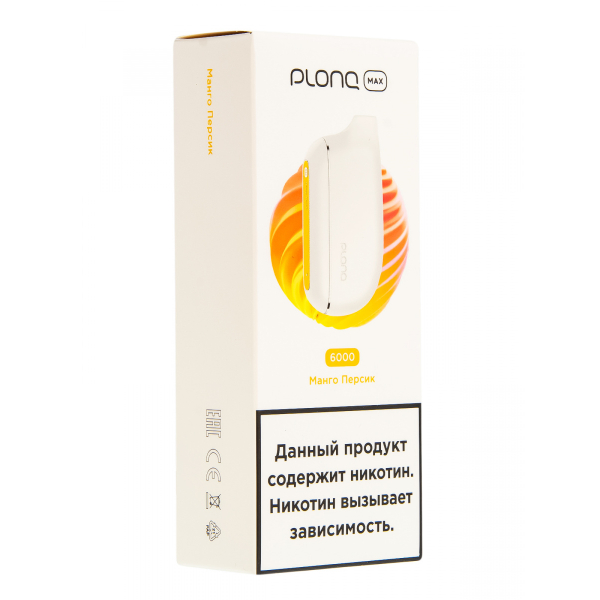 Plonq Max Манго Персик (6000 Затяжек) 20 Мг в Сочи
