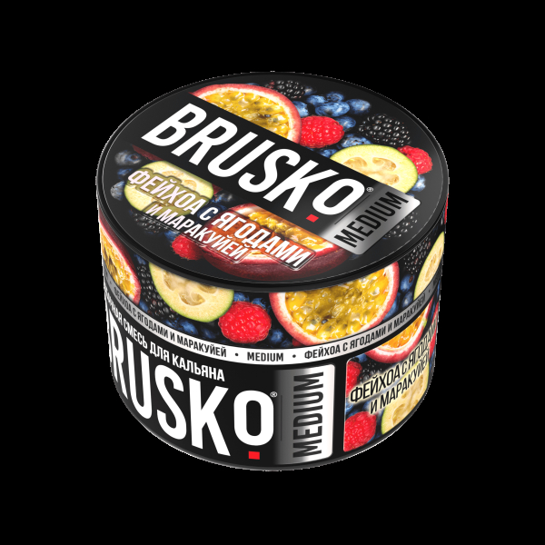 Смесь Brusko Medium Фейхоа С Ягодами И Маракуйей  50 гр в Сочи