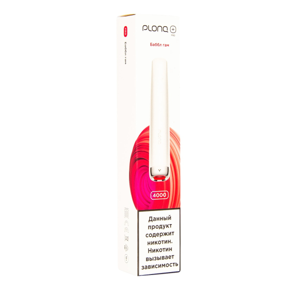 Plonq Plus Pro Баббл Гам (4000 Затяжек) 20 Мг в Сочи