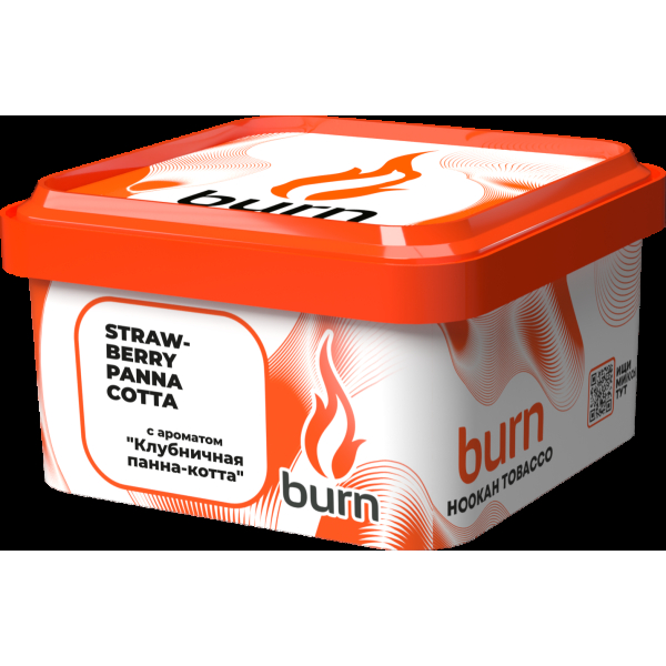 Табак Burn Strawberry Panna-Cotta  200 грамм в Сочи