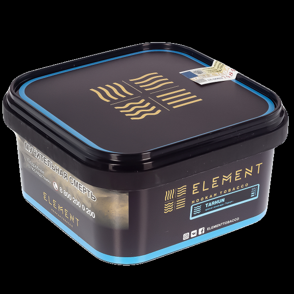 Табак Element Вода Tarhun  200 грамм в Сочи
