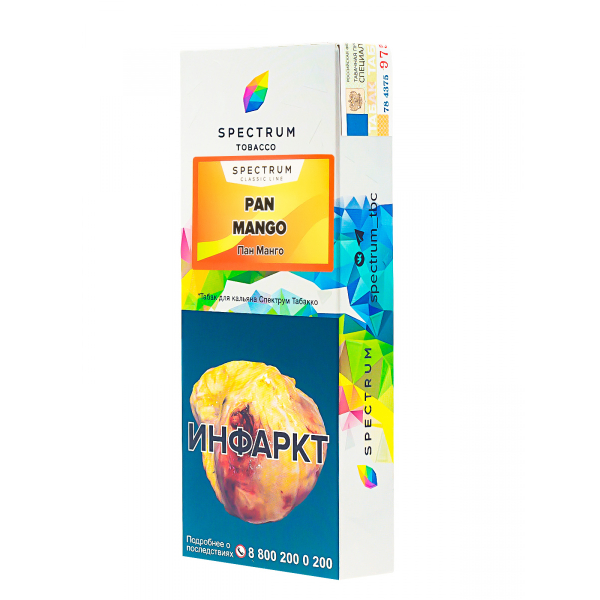 Табак Spectrum Pan Mango  100 грамм в Сочи