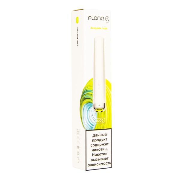 Plonq Plus Pro Энерджи Сода (4000 Затяжек) 20 Мг в Сочи