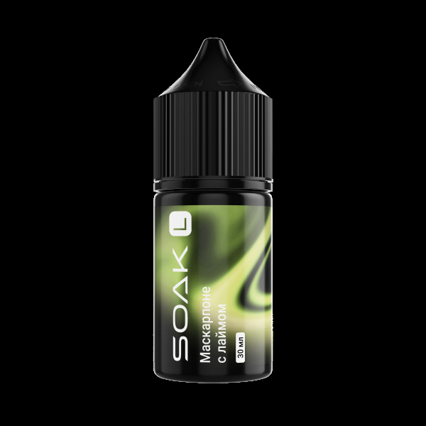 Жидкость Soak L30 Mascarpone Lime 30 Мл 2 Мг в Сочи