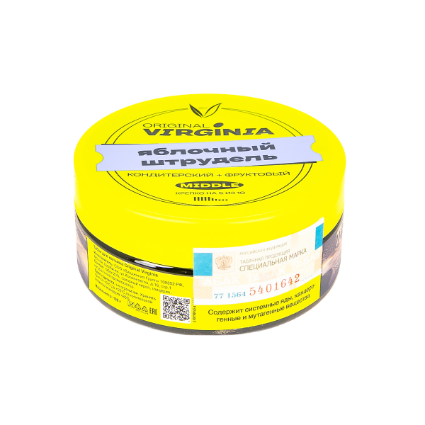 Табак Original Virginia Middle Яблочный Штрудель  100 грамм в Сочи