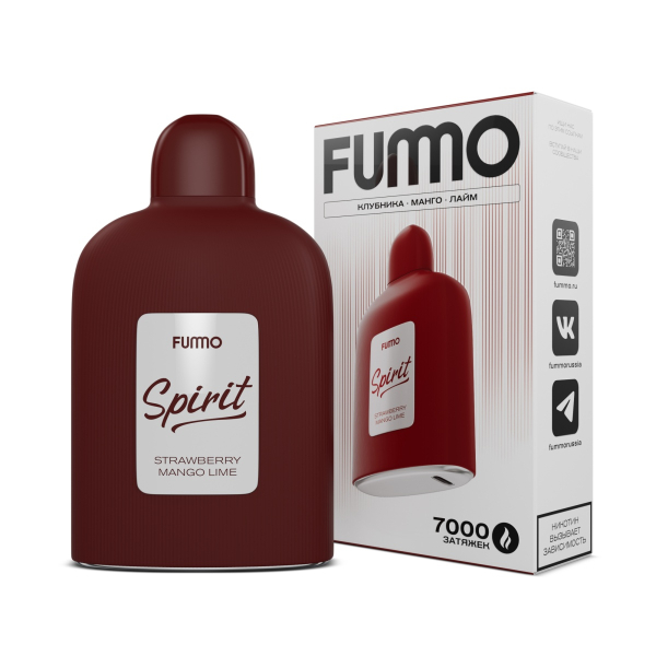 Электронка Fummo Spirit Клубника Манго Лайм  в Сочи